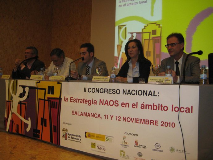 Martín durante las jornadas. 