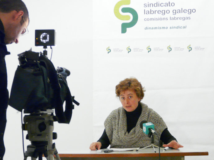 La secretaria xeral del SLG, Carme Freire