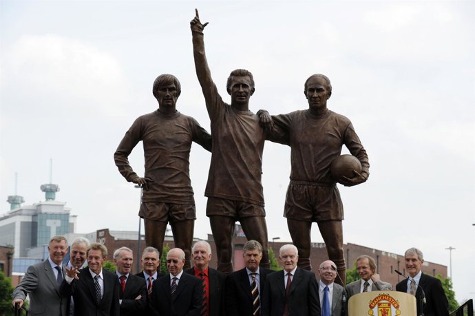 Homenaje a los 'Busby Babes' jugadores del Manchester United muertos en accident