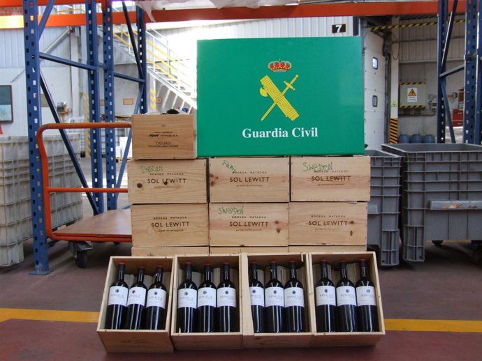 Incautación Botellas Vino