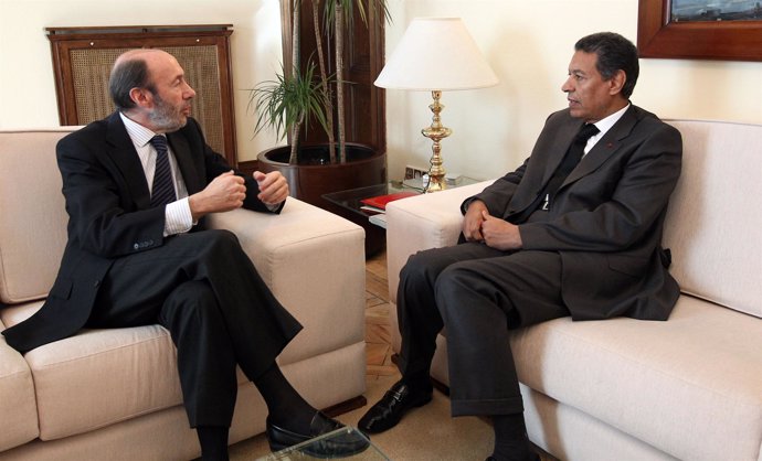 Reunión de Rubalcaba y el primer ministro marroquí