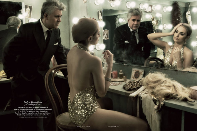 Pedro Almodóvar y Penélope Cruz para Vanity Fair