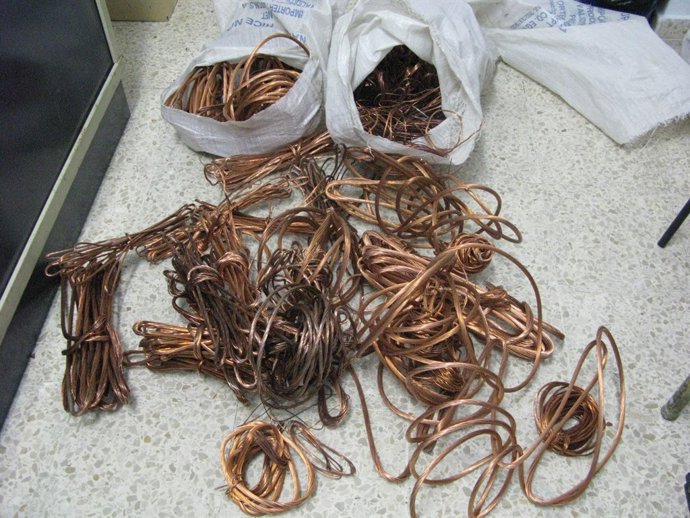 Cobre robado de Sueca