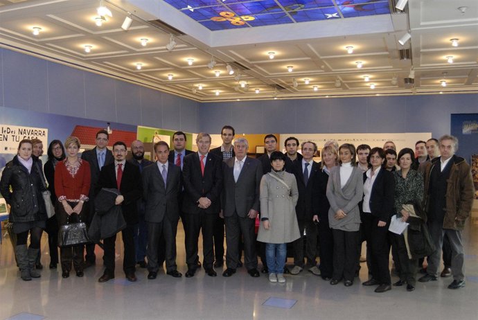 Roig en la inauguración de la I Feria Navarra Innova.