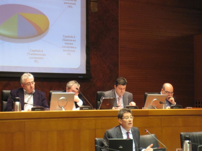 Arturo Aliaga comparece en Comisión en las Cortes de Aragón