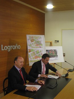 Ijalba e Izquierdo en la presentación