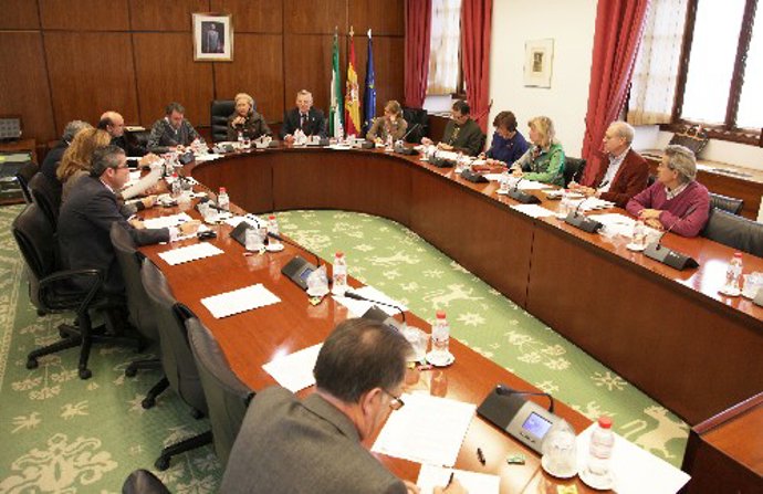Reunión de la Junta de Portavoces del Parlamento andaluz