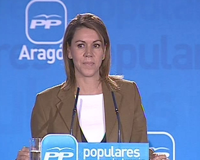 Cospedal acusa a Rubalcaba de "sembrar la discordia"