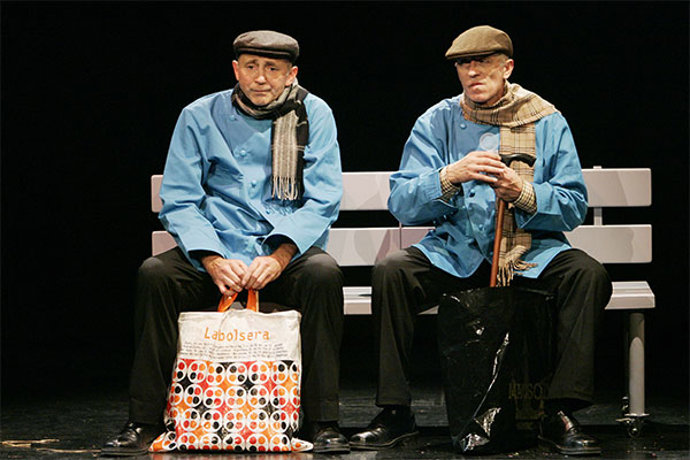 Escena de la obra 'Canguelis', de la compañía Vol Ras.