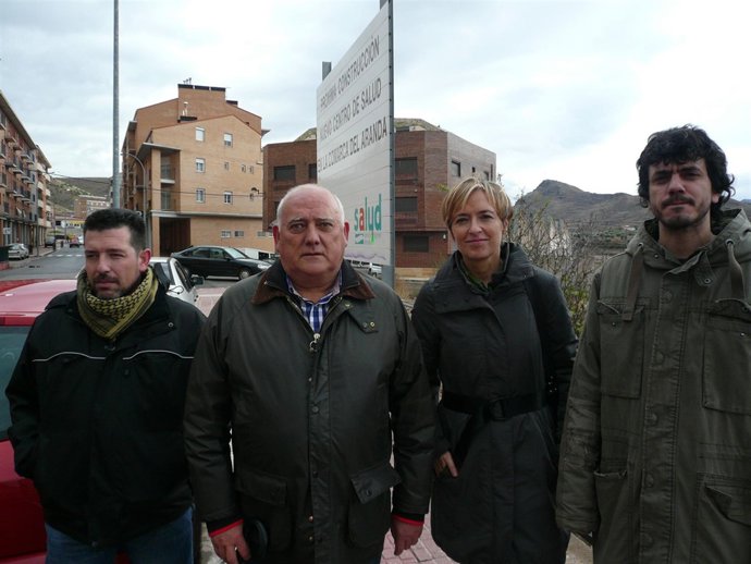 La presidenta de CHA ha visitado este miércoles Illueca (Zaragoza)