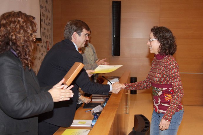 Antich durante la entrega de diplomas