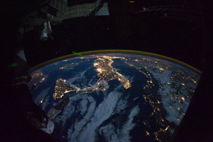 Vistas desde la Estación Espacial