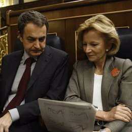 Presidente Del Gobierno, José Luis Rodríguez Zapatero Y Ministra De Economía, El