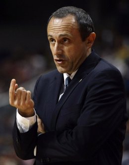 El entrenador del Real Madrid de baloncesto, Ettore Messina
