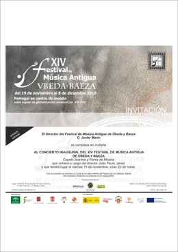 FESTIVAL DE MÚSICA ANTIGUA DE ÚBEDA Y BAEZA