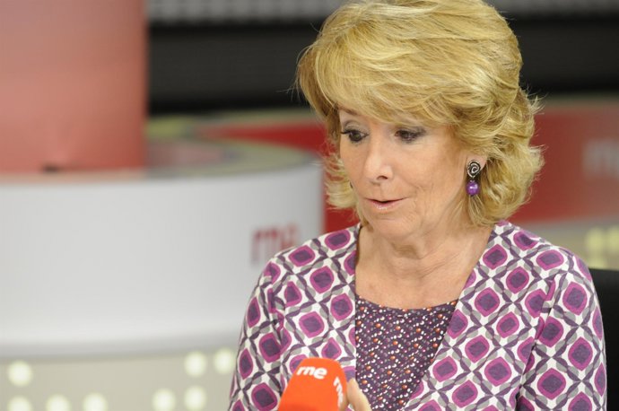 Esperanza Aguirre, en RNE