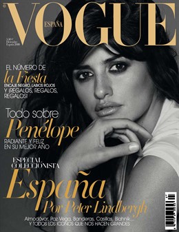 Penélope Cruz en la portada de la revista 'Vogue' del número de diciembre 