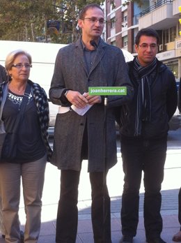 Joan Herrera en Santa Coloma de Gramenet