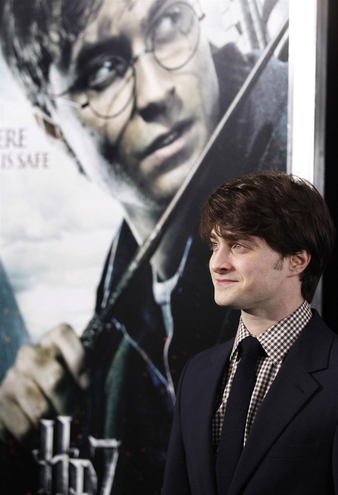 Daniel Radcliffe en la presentación de Harry Potter y las Reliquias de la Muerte