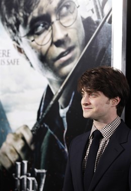 Daniel Radcliffe en la presentación de Harry Potter y las Reliquias de la Muerte