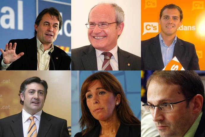 candidatos a las elecciones en Cataluña