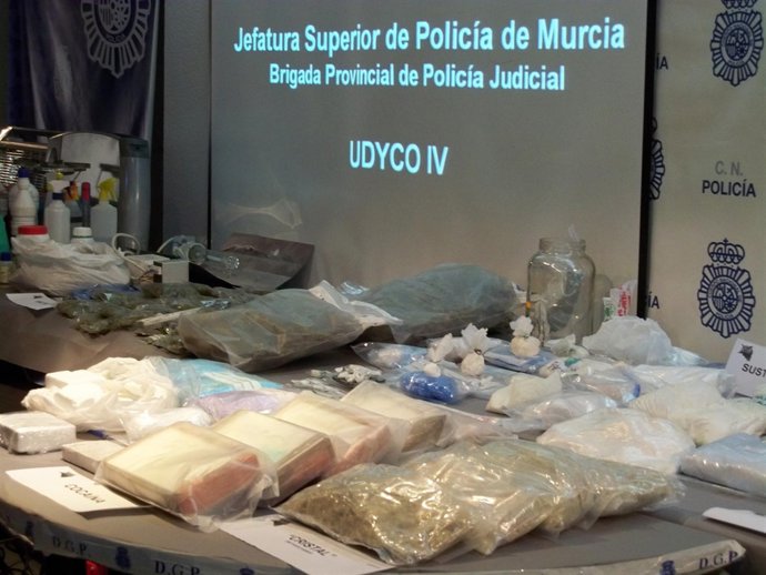 Imagen de la droga incautada