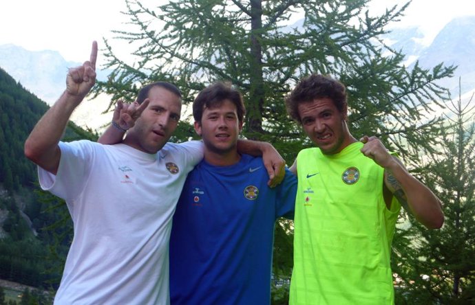 Manich, Torner y Castellet, snowboarder españoles