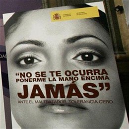 Imagen de la campaña del Gobierno español contra la violencia de género