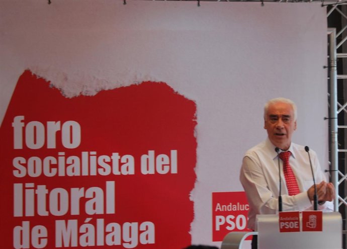 Luciano Alonso interviene en el Foro Socialista Litoral de Málaga