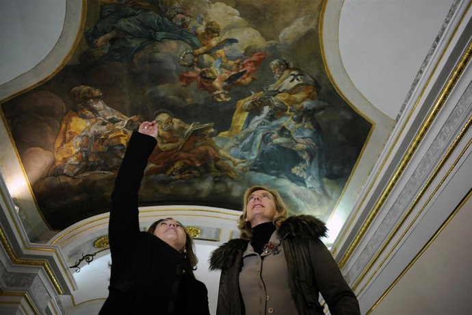 Frescos en la Iglesia del Salvador