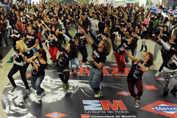 Flashmob en el Metro de Madrid