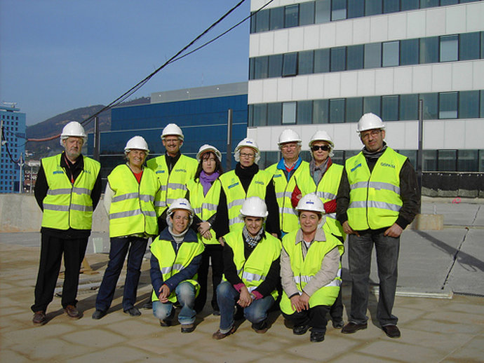 Una de las grupos que han visitado el HUCA