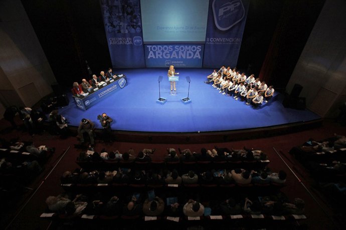 Aguirre, durante su intervención