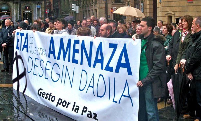 Concentración de Gesto por la Paz.