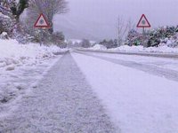 La nieve obliga a usar cadenas en 60 kilómetros de carretera  
