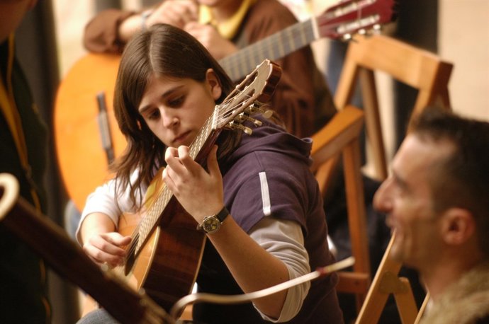 Imagen de una banda de música