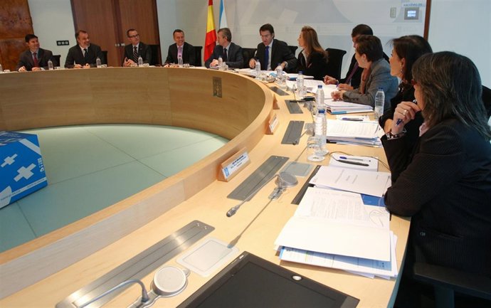 alberto nuez feijoo preside a reunion do consello da Xuntafotos: ana varela18/11