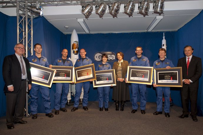 Graduation ceremony for ESA's new astronauts