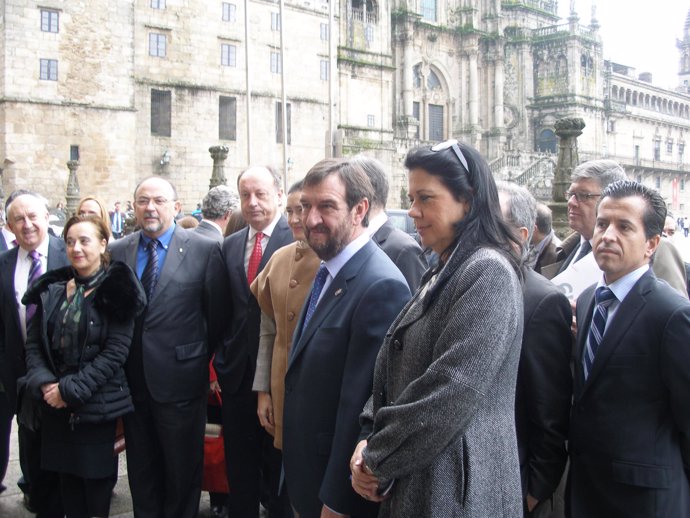 Corpas asiste en Santiago de Compostela a la Conferencia sectorial de Cultura. 