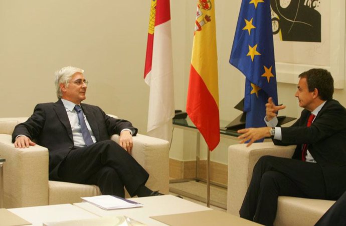 Zapatero y Barreda (C LM) se reúnen en Moncloa