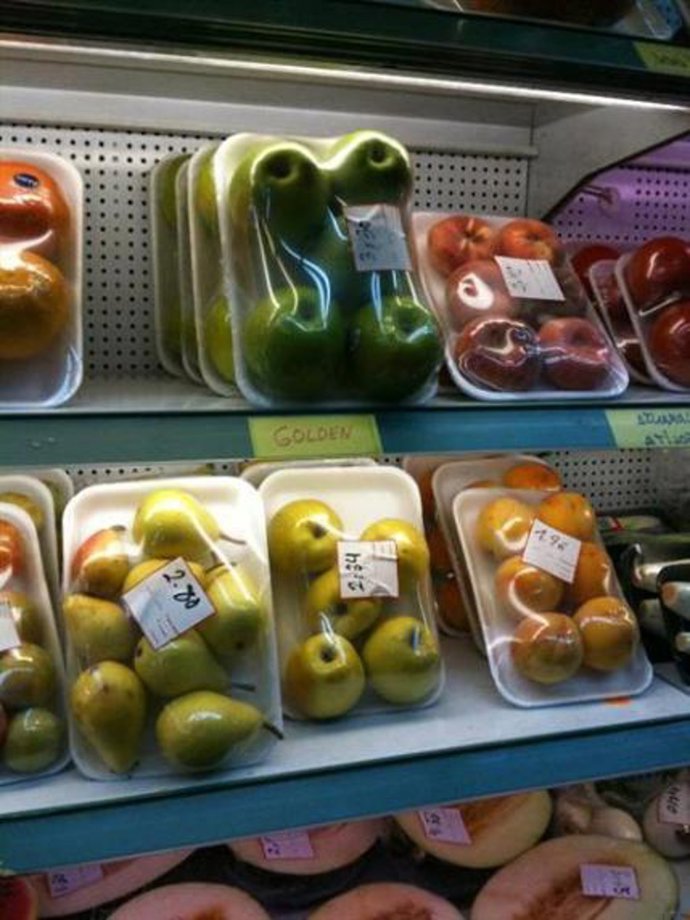 Fruta en un supermercado