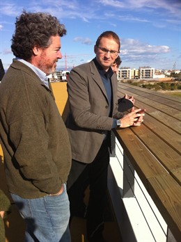 Herrera con López de Uralde