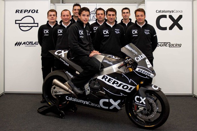 Márquez pasa a Moto2 con el apoyo de Repsol y CatalunyaCaixa