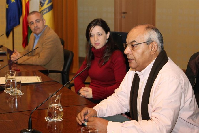 El delegado en Andalucía de la República Árabe Saharaui Democrática, Abidin Buch