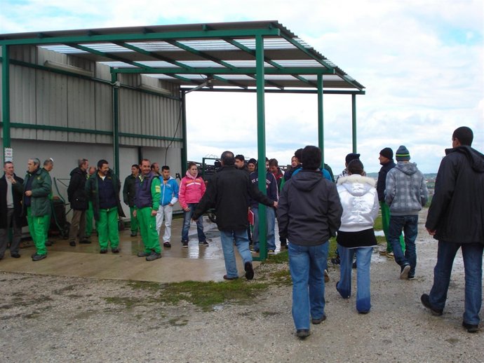 Simulacro incendio en el SERCA 