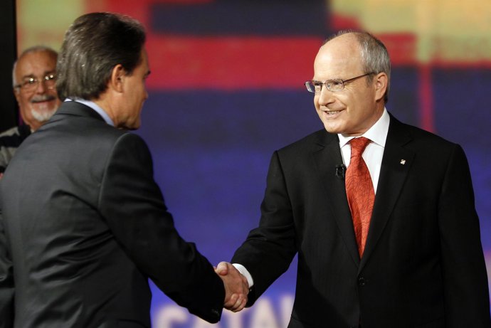 Artur Mas y José Montilla