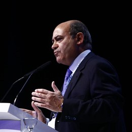 El presidente de la patronal (CEOE), Gerardo Díaz Ferrán