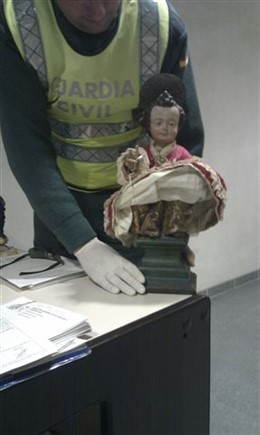 Imagen del Niño Jesús recuperada