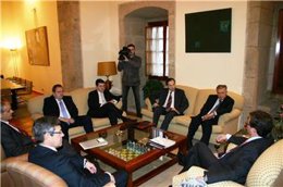 Vara, Franco y los presidentes del SIP