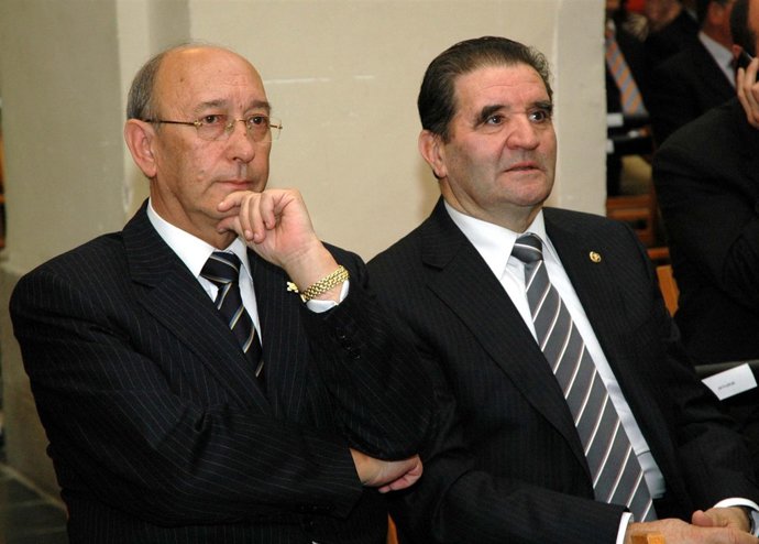 El director y el presidente de Caja Rural de Toledo